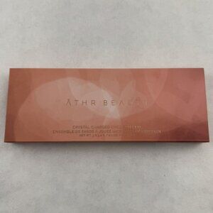 Athr Beauty Amber Crystal Charged Cheek Palette 3 Shades Blush Highlighter NEW